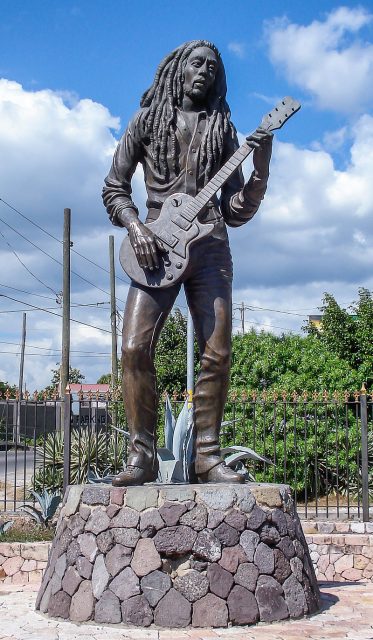 Marley statue in Kingston. Photo by Avda CC BY-SA 3.0