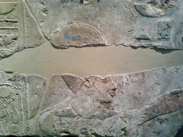 Relief representing Amenhotep IV before he changed his name to Akhenaten, Neues Museum, Berlin.