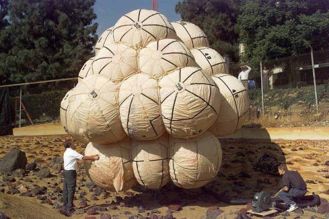 The Pathfinder air bags are tested in June 1995.