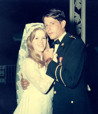 Al and Tipper Gore’s wedding day, May 19, 1970, at the Washington National Cathedral.