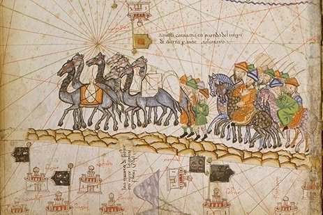 Caravan on the Silk Road, 1380.