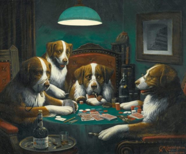 Poker Game, oil on canvas, 1894.