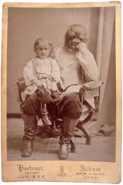 Fyodor with his father.