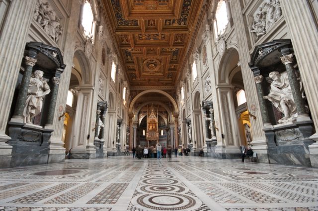 The Basilica of St. John Lateran.