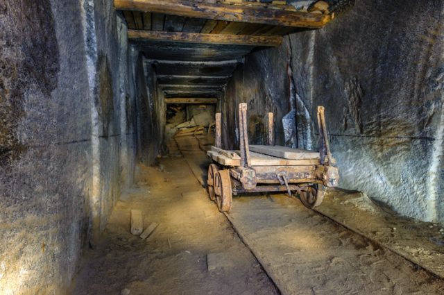 Wieliczka salt mine, Kraków, Poland.