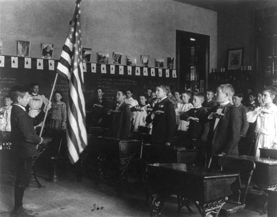 Pledge of Allegiance, 1899.