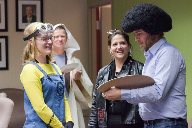 Bob Ross cosplay. Photo by University of the Fraser Valley CC BY 2.0