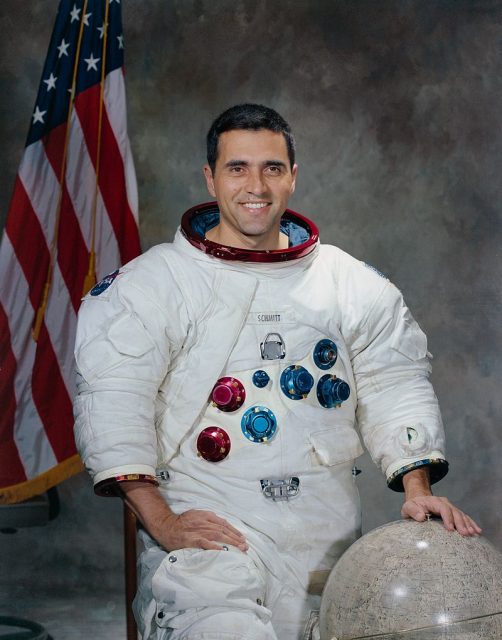 Astronaut Harrison H. Schmitt.