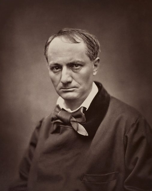 Charles Baudelaire by Étienne Carjat, 1863.