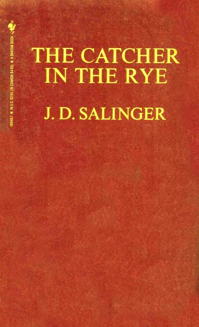 Cover of The Catcher in the Rye 1985 edition