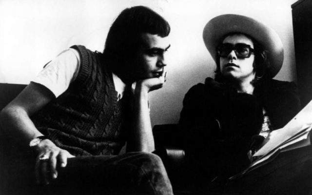 Taupin with Elton John, 1971.
