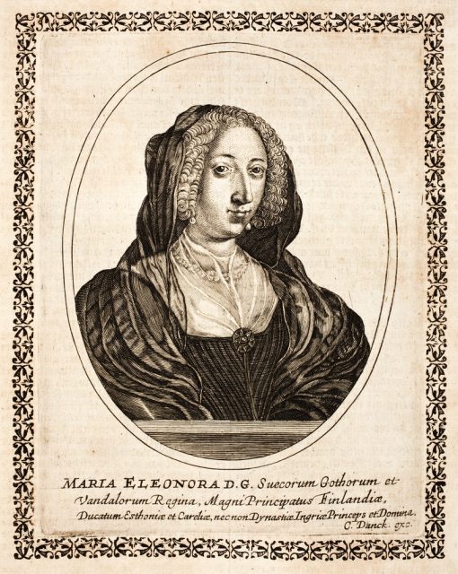 Engraving of Maria Eleonora