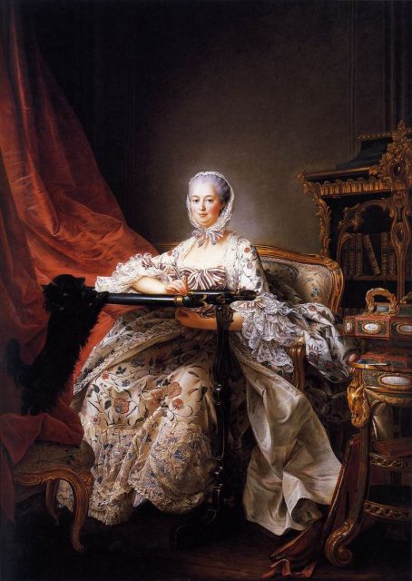 Madame de Pompadour by François-Hubert Drouais, c. 1763–64.