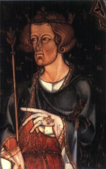 Portrait in Westminster Abbey, thought to be of Edward I.
