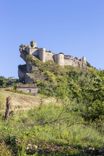 Roccascalegna in Abruzzi, Italy.
