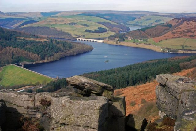 Ladybower Reservoir in 2009. Photo by Rob Bendall
