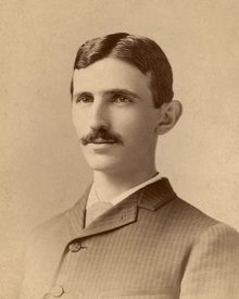 Nikola Tesla, circa 1885
