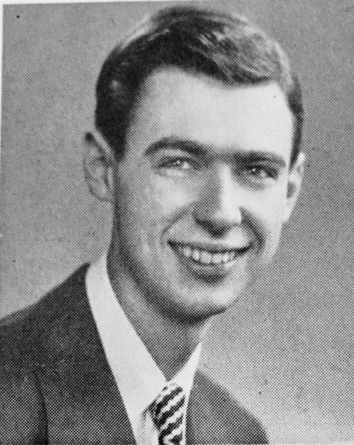 Photo of Fred Rogers as a senior in high school.