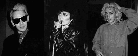 Siouxsie and the Banshees in 1979, left to right: Kenny Morris, Siouxsie Sioux, John McKay and Steven Severin. Photo by Paulus1 CC BY-SA 3.0