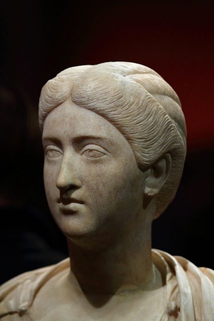 Bust of Bruttia Crispina. Photo by PierreSelim CC BY-SA 3.0