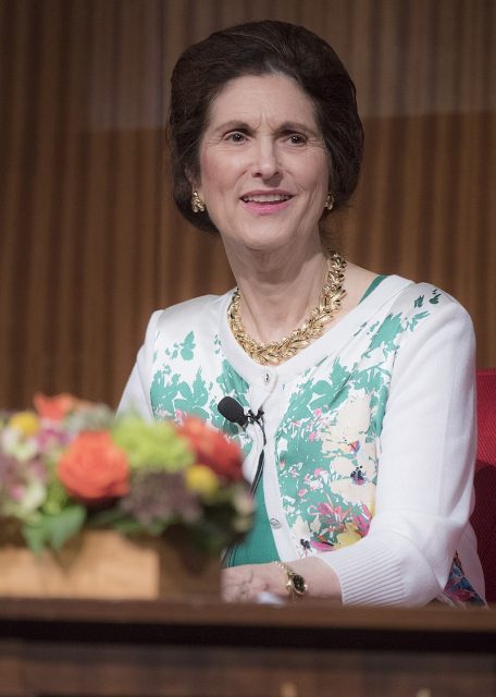 Lynda Bird Johnson Robb at the LBJ Presidential Library in 2018.