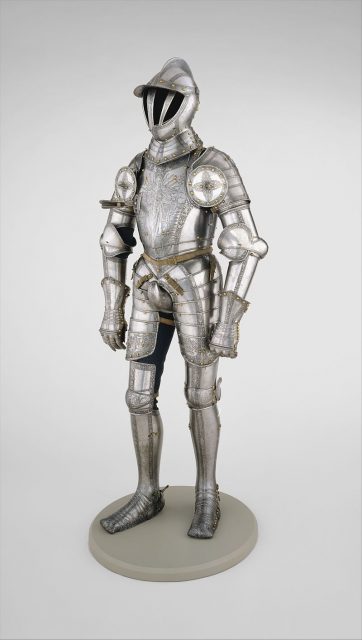Armor of Ferdinand I, (1549) at the Metropolitan Museum of Art.