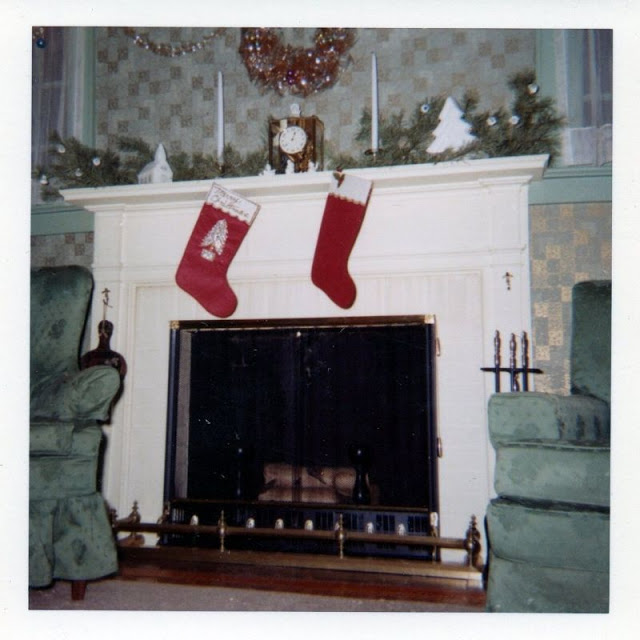 “All the stockings you will find hanging in a row”