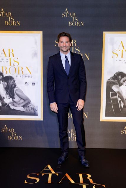US director and actor Bradley Cooper poses on the red carpet during the premiere of the film ‘A star is born’ in Paris, France on October 1, 2018. Photo by Geoffroy VAN DER HASSELT / AFP/Getty Images