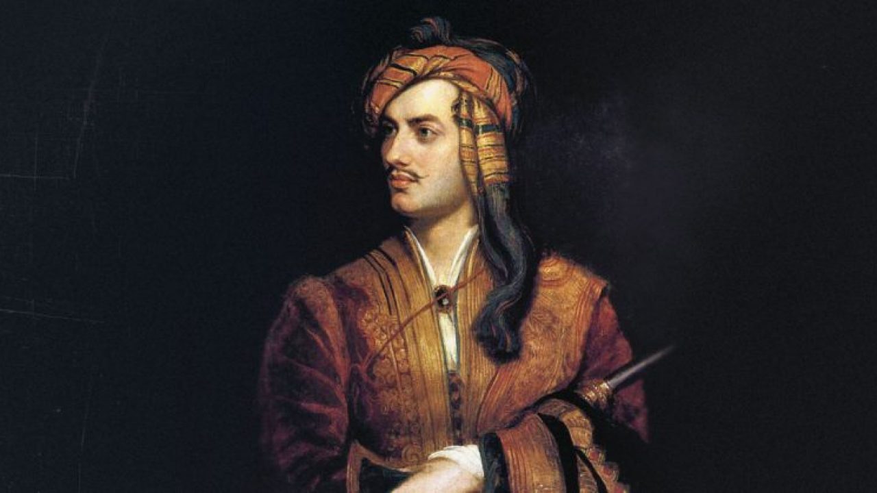 Lord Byron in Albanian dress