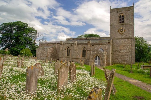 Vested in the Trust, the redundant Holy Trinity Church, Wensley, in North Yorkshire is listed as Grade I. Much of the current structure was built in the 14th and 15th centuries. Photo by Peter K Burian CC BY-SA 4.0