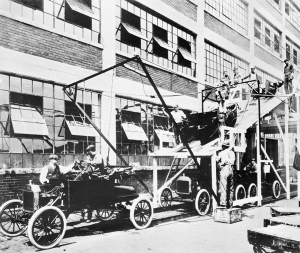 Ford assembly line, 1913.