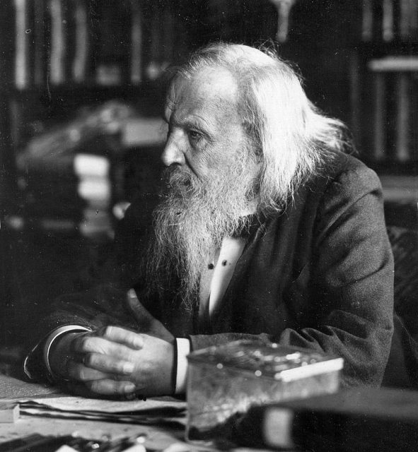 Dmitri Mendeleev in 1897.