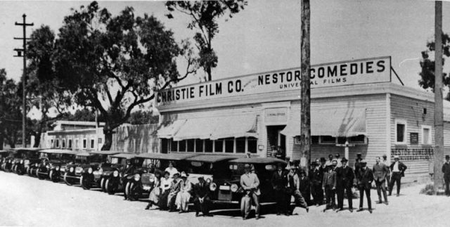 Nestor Studio, Hollywood’s first movie studio, 1912.
