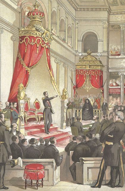 Leopold II at his accession to the throne.