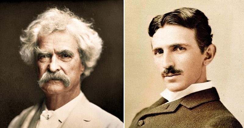 The Wacky Friendship Between Mark Twain And Nikola Tesla