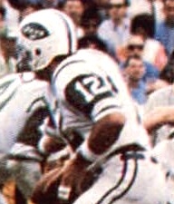 Namath running a play for the Jets in Super Bowl III