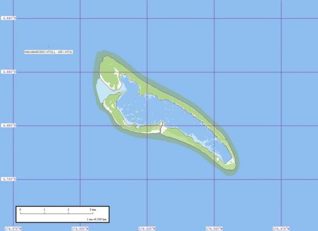 Gardner Island (Nikumaroro) map. Photo by EVS-Islands – Flickr CC By 2.0