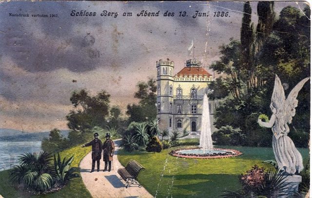 A 1901 postcard of Berg Castle