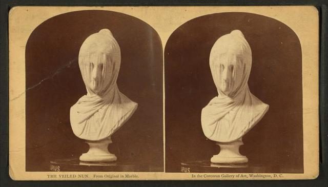 The Veiled Nun from Original in Marble