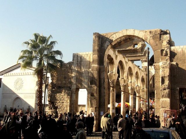 The Temple of Jupiter in Damascus. Photo by Ai@ce CC BY 2.0
