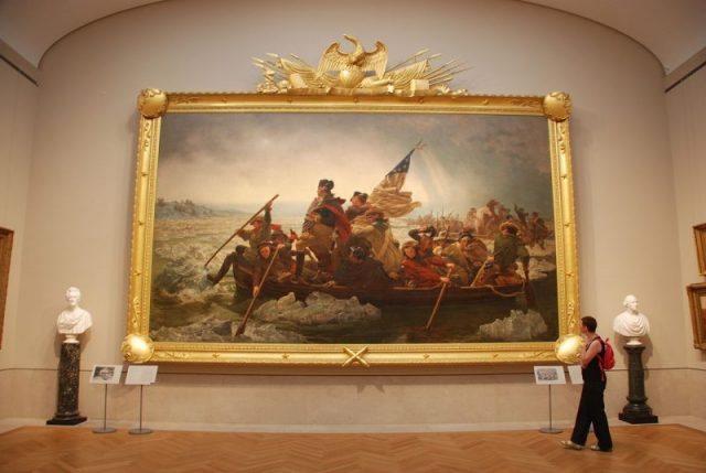 Washington Crossing the Delaware by Emanuel Leutze, at the Metropolitan Museum of Art, New York, NY. Photo by Adavyd CC BY SA 3.0