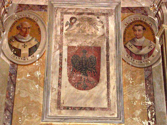 Supposed tomb of Pope Benedict IX