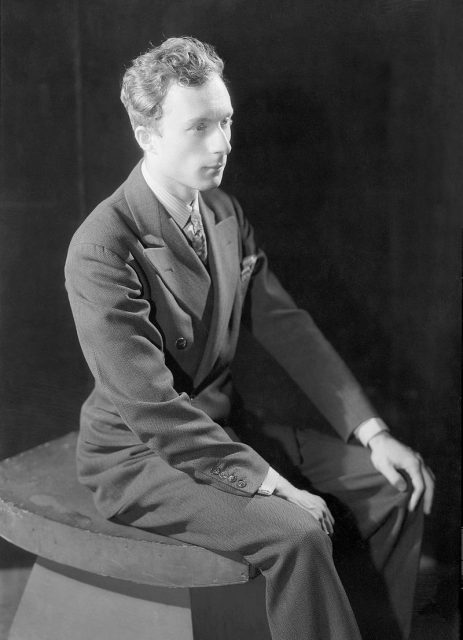 Cast photograph of Norman Lloyd in the Federal Theatre Project production of ‘Power’, a Living Newspaper play at the Ritz Theatre (February–August 1937)