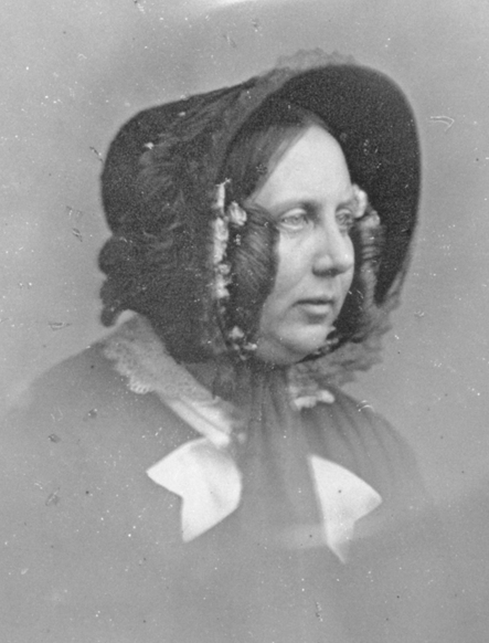 A daguerreotype of Catherine Dickens in 1852