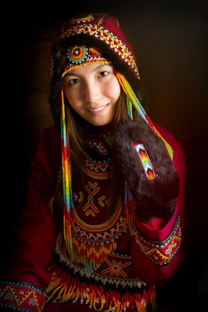 Dolgan Girl. Photo Courtesy © Alexander Khimushin / The World In Faces