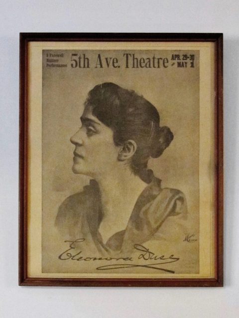 Meyer Bros & Co. Poster, 5th Avenue Theatre, typographic print on pasteboard 29-30 April – 1 May 1896 by kind permission of the Natiello Colosimo family, Florence