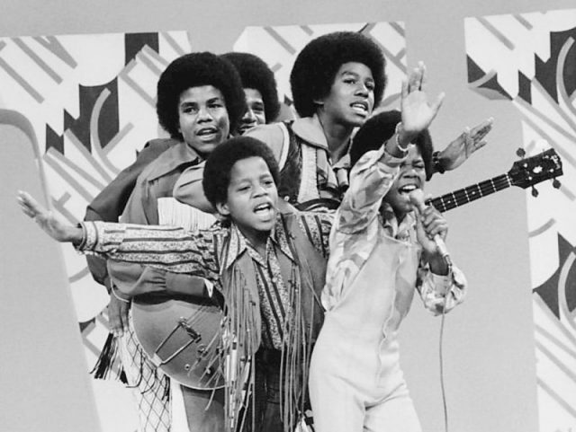 Photo of the Jackson 5 from a guest appearance on The Jim Nabors Show in 1970.