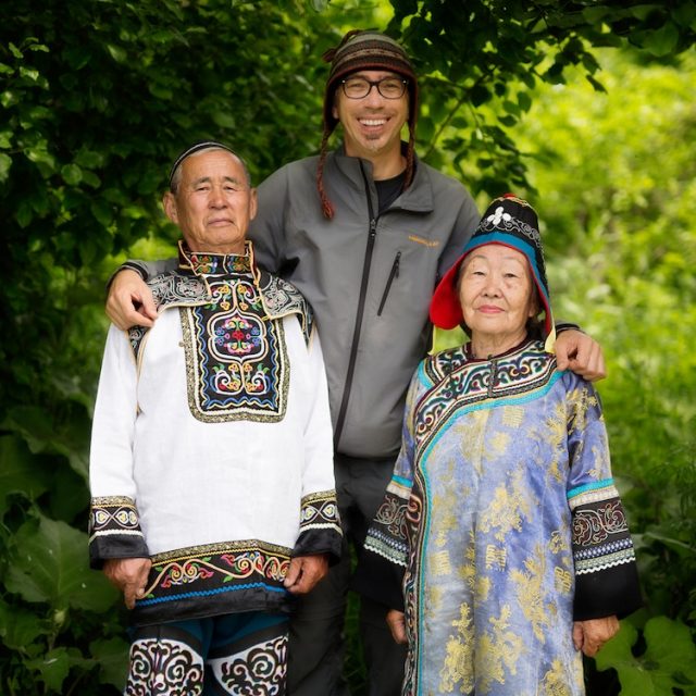 Photographer Alexander Khimushin in Far East Siberia with the Nanai People. Photo Courtesy © Alexander Khimushin / The World In Faces