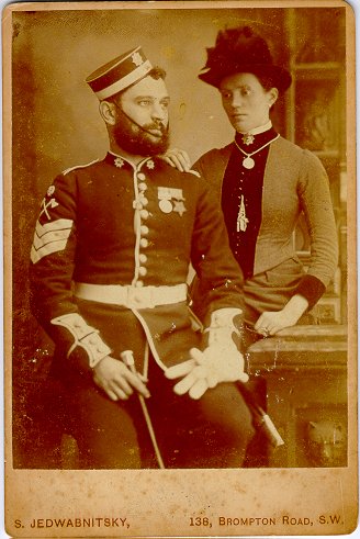 By the second half of the 19th century, beards were largely allowed in the British military.