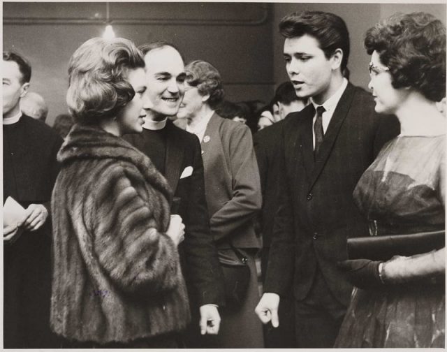 Princess Margaret meets Cliff Richard at the 59 Club, 1962